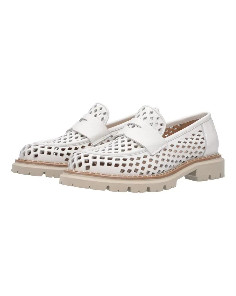 Thea Mika Slipper & Pantoletten Loafer weiß Weiß