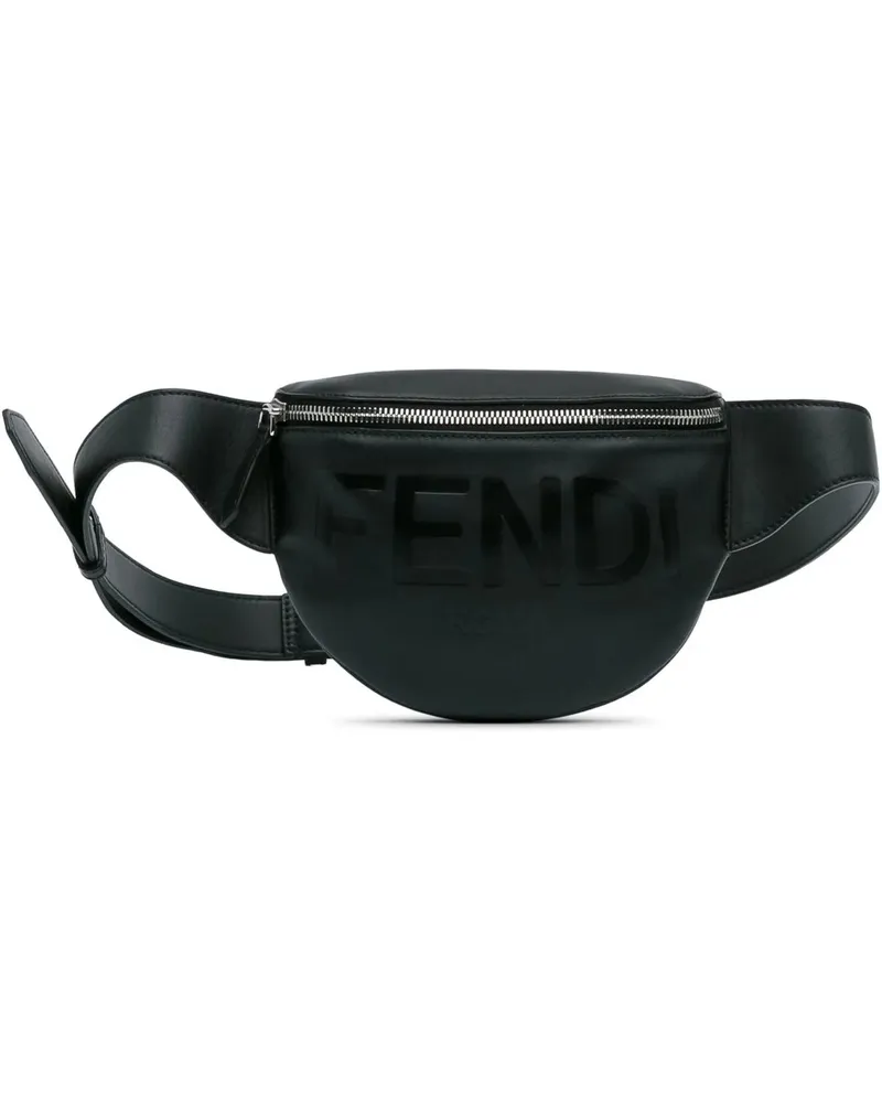 Fendi Bauchtaschen 2010-2023  Logo Belt Bag schwarz Schwarz