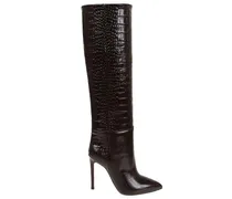Stiefel Brown Leather Ankle Boots braun