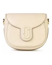 Marc Jacobs Shopper 'Saddle' Cream Leather Bag Beige