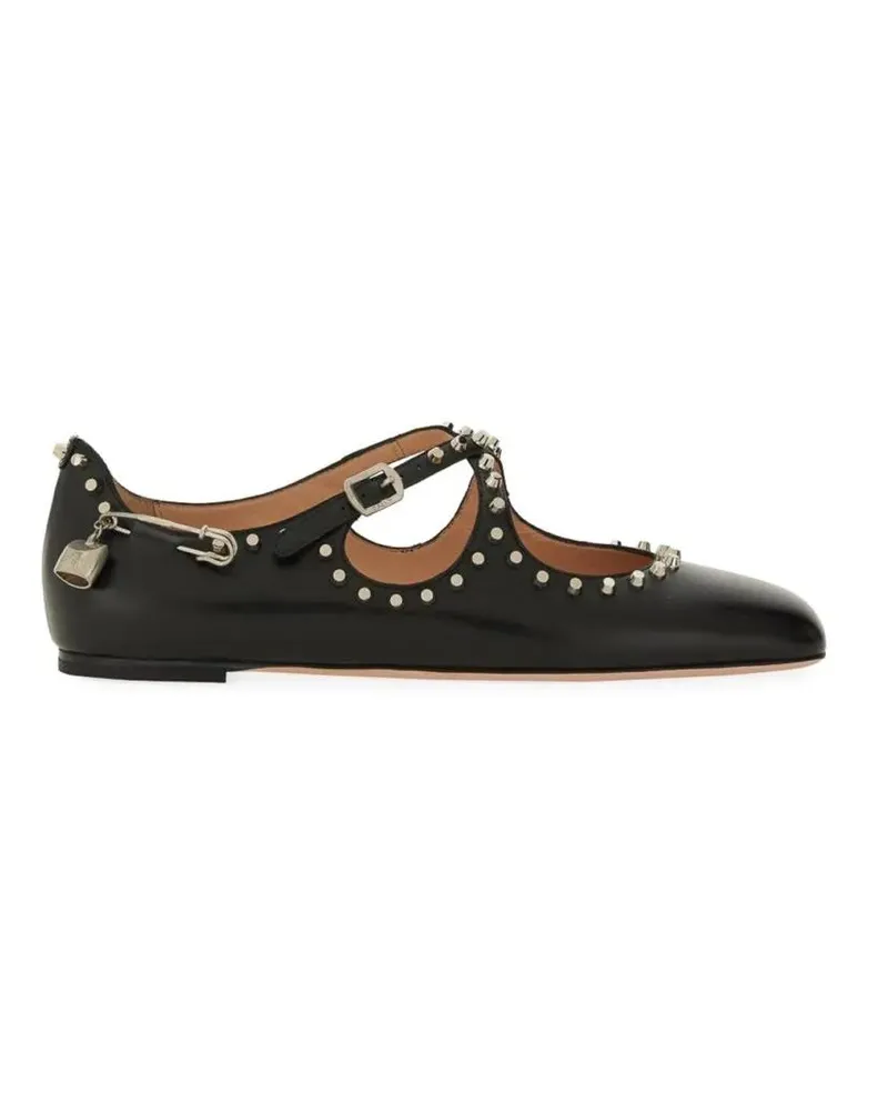 Bally Beliska Ballerina Flats schwarz Schwarz