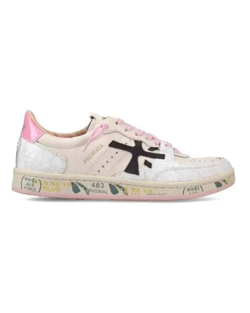 Premiata Low-Top Sneaker Basket Clay Sneakers weiß Weiß