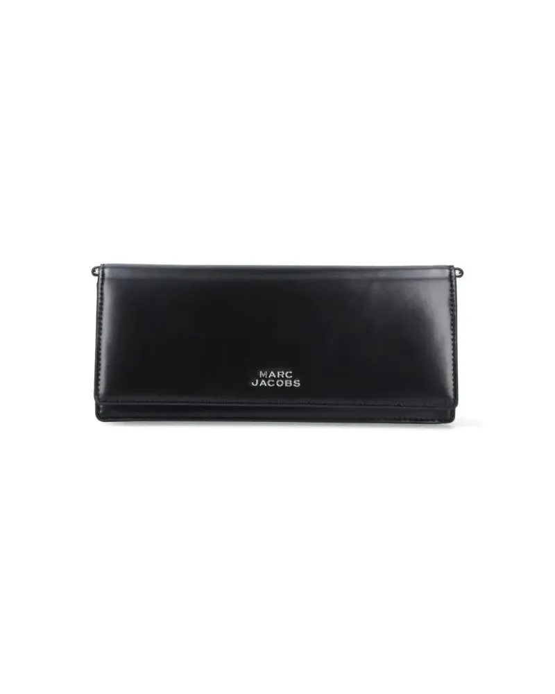 Marc Jacobs Clutches Rectangular Black Bag With Finish schwarz Schwarz