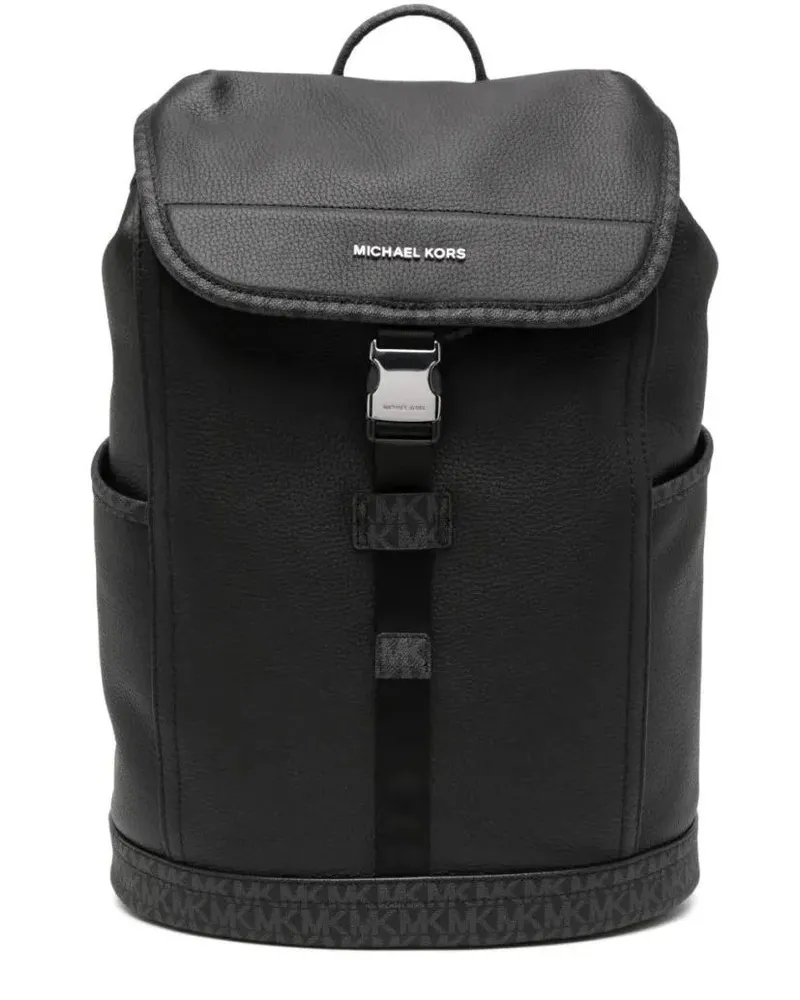 Michael Kors Rucksäcke Slim Flap Backpack schwarz Schwarz