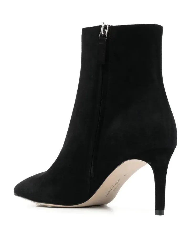 Ferragamo Stiefel Imogen 70Mm Bootie schwarz Schwarz