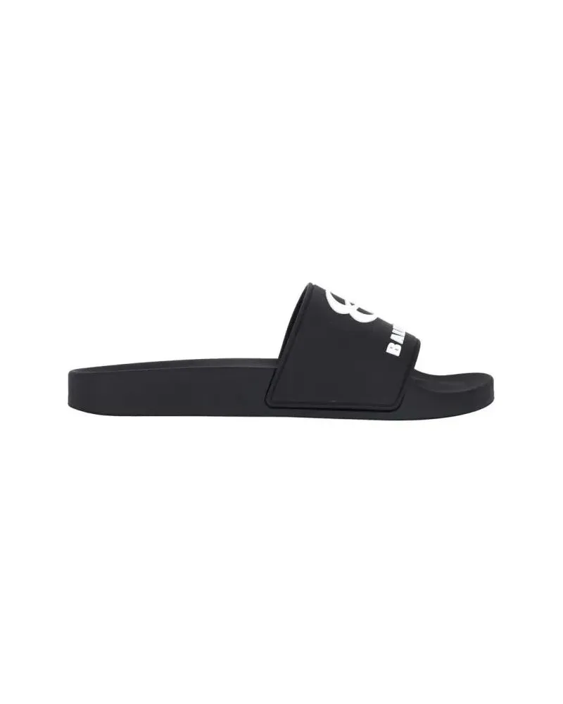 Balenciaga Loafer "Pool" Slide Sandals Black schwarz Schwarz