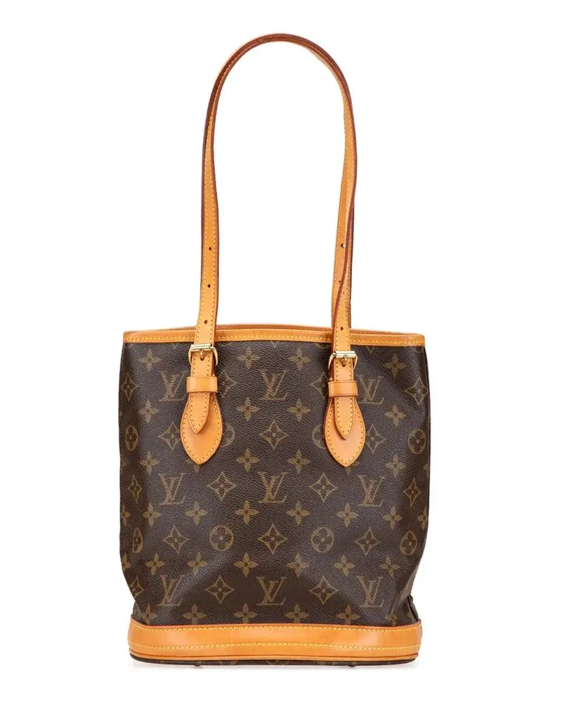 Louis Vuitton Hobo Bags Monogram Petit Bucket braun Braun