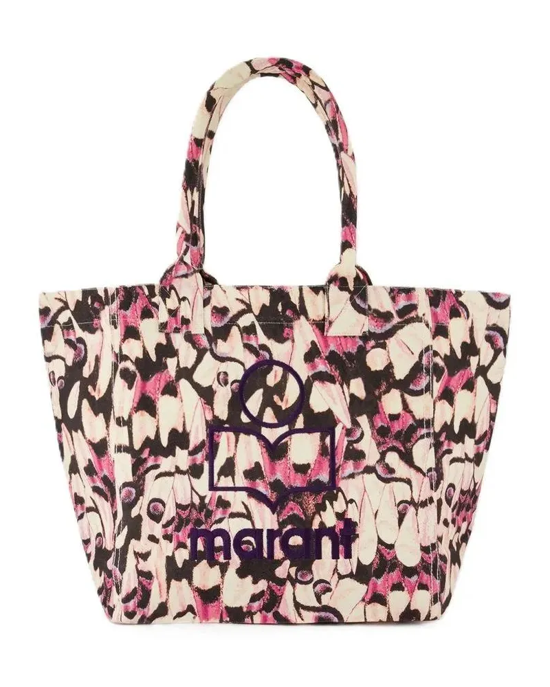 Isabel Marant Shopper & Totes Small Yenky Shopping Bag - Cotton - Multi bunt Bunt