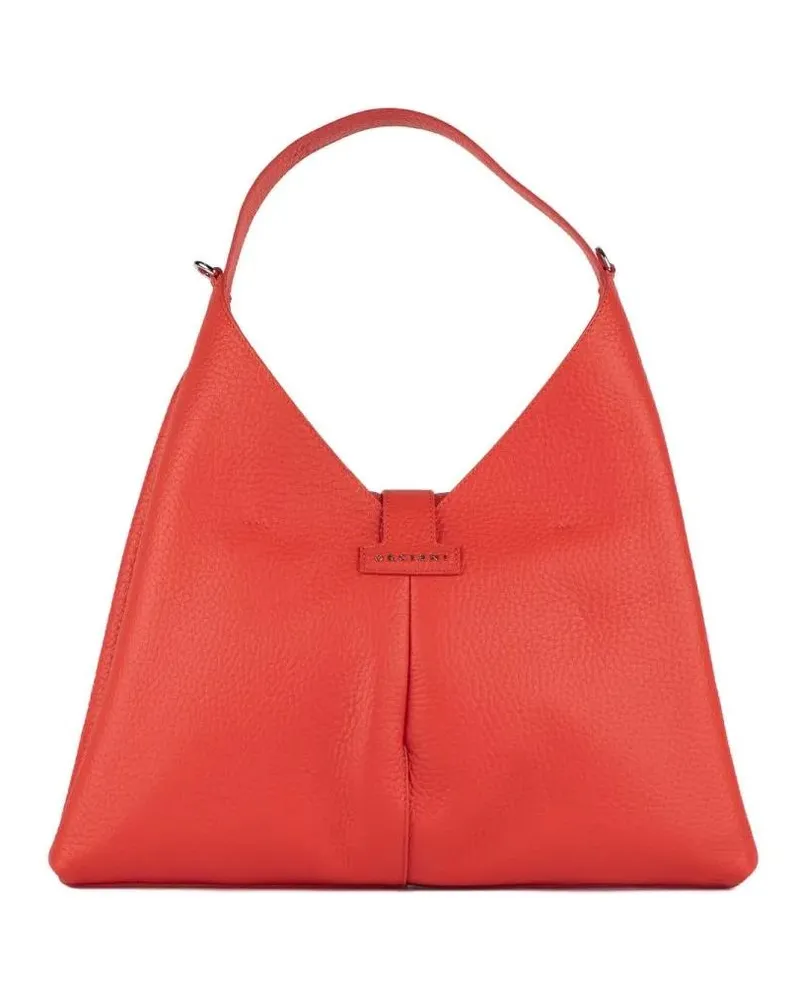 Orciani Hobo Bags Poppy Red Vita Soft Bag rot Rot