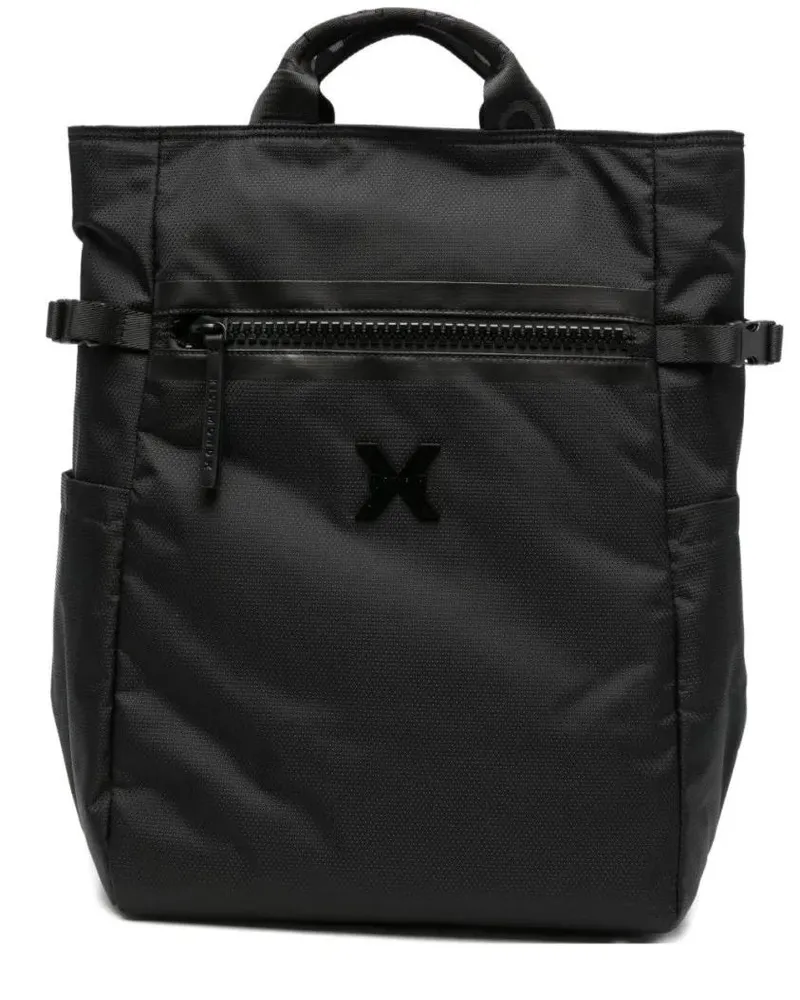 John Richmond Rucksäcke Structured Black Minimalist Bag With Clean Detaili schwarz Schwarz