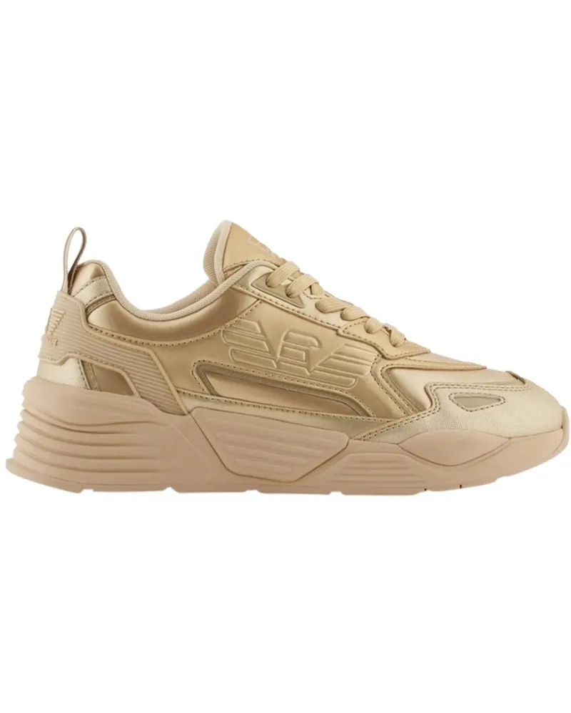 EA7 Low-Top Sneaker Sneakers Golden goldfarben Gold