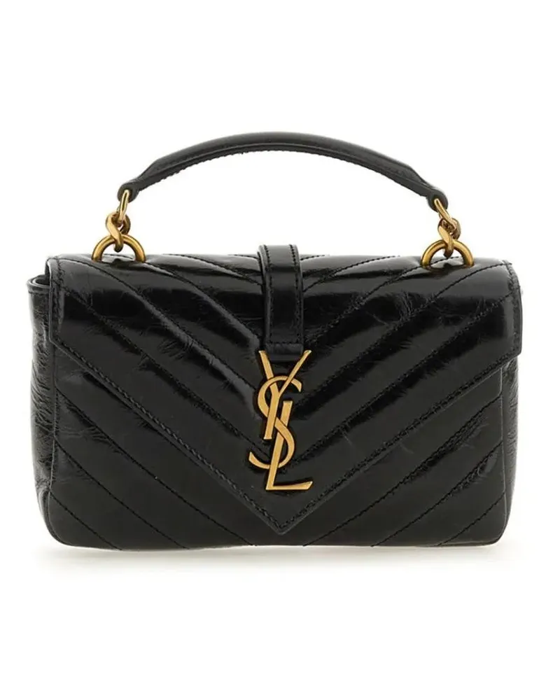 Saint Laurent Hobo Bags Mini College Chain Bag schwarz Schwarz