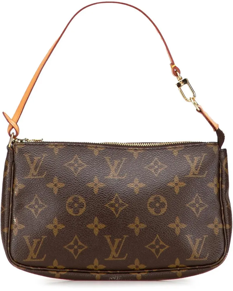 Louis Vuitton Hobo Bags Monogram Pochette Accessoires braun Braun