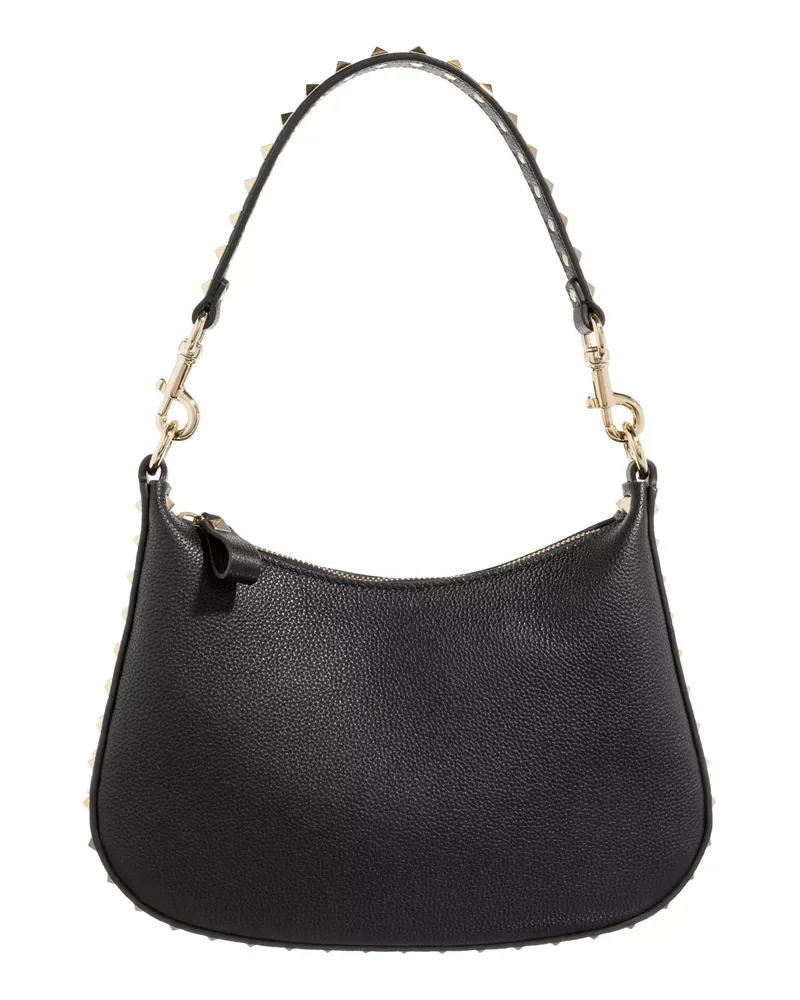 Valentino Garavani Hobo Bags Rockstud Shoulder Bag Small schwarz Schwarz