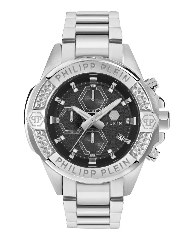 Philipp Plein Uhren Quarz-Chronographenuhr The $Kull Chrono silver Silber