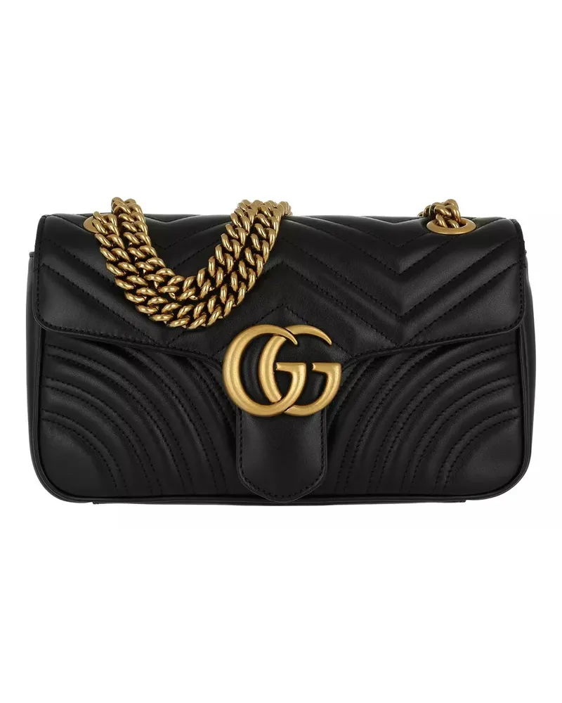 Gucci Satchel Bag GG Marmont Matelassé Shoulder Bag Schwarz