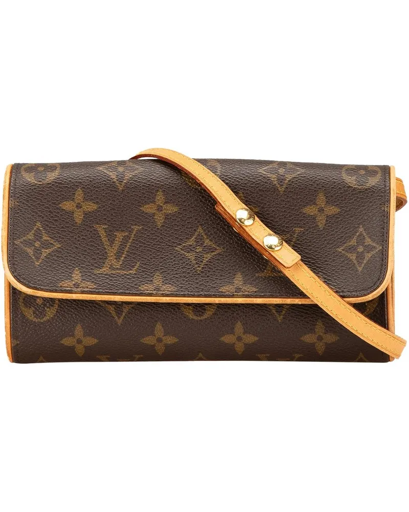 Louis Vuitton Hobo Bags 1999 Monogram Pochette Twin PM braun Braun