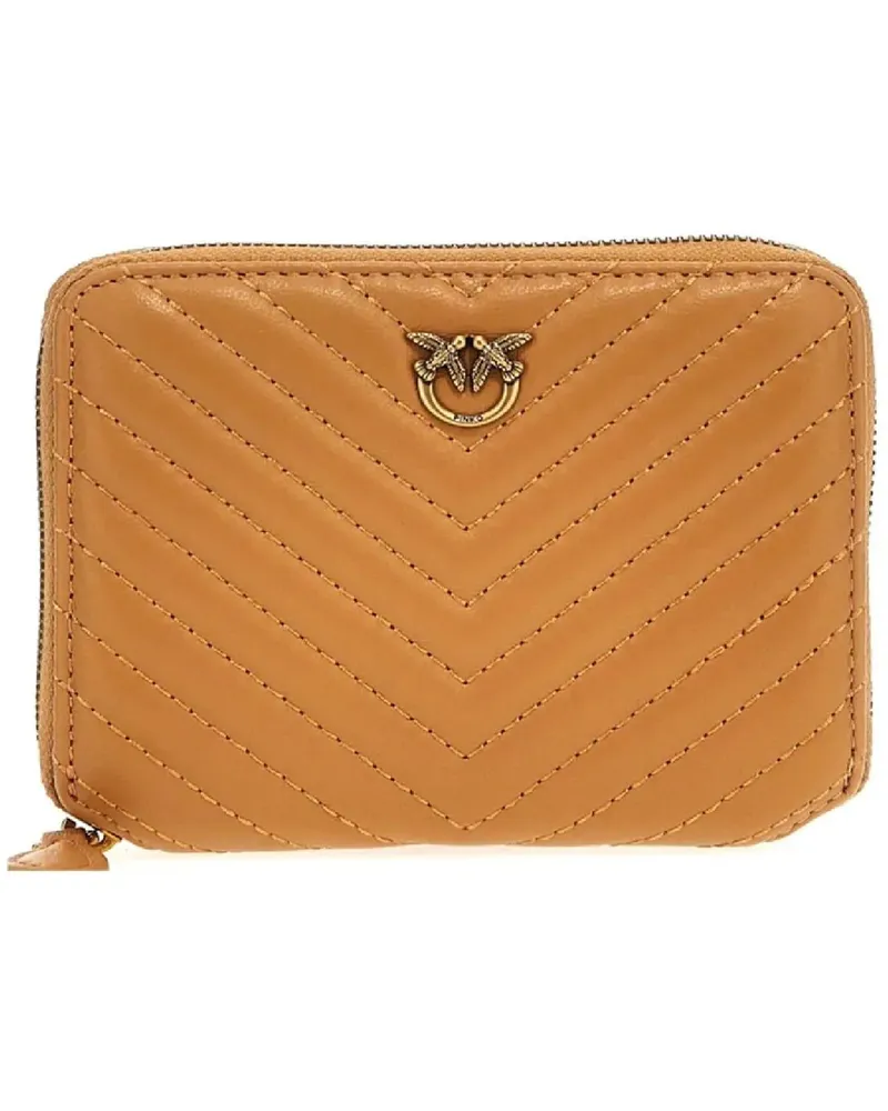 Pinko Portemonnaie Quilted Leather Wallet bunt Bunt
