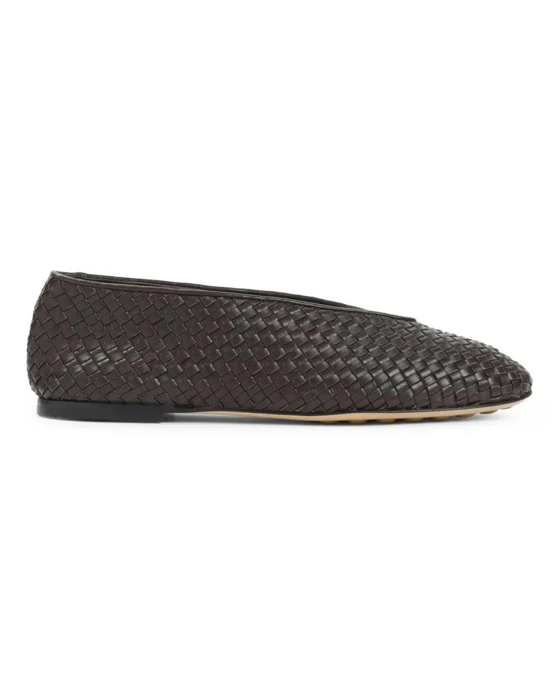 Bottega Veneta Nappa Lamb Leather Ballerinas braun Braun