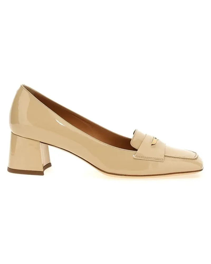 TOD'S Hohe Schuhe Patent Leather Pumps beige Beige