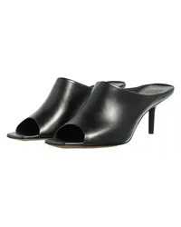 Max Mara Slipper & Pantoletten Mule Open Toe Schwarz