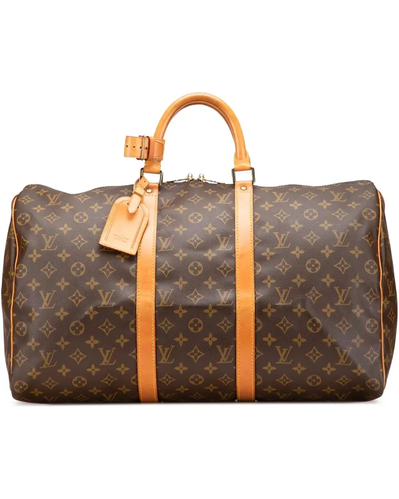 Louis Vuitton Weekender Monogram Keepall 50 braun Braun