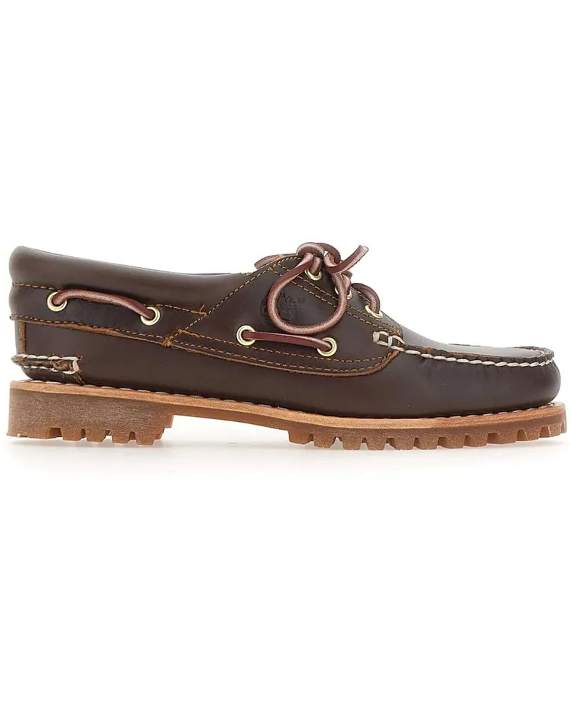 Timberland Low-Top Sneaker Flat Shoes Brown braun Braun