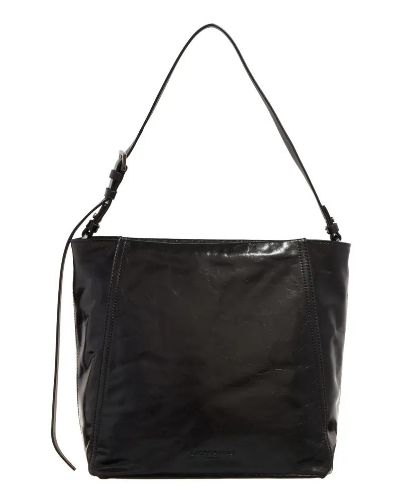 Liebeskind Hobo Bags Chudy Paper Touch Crinkle schwarz Schwarz
