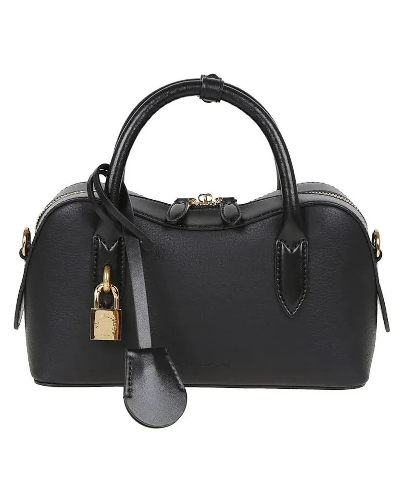 Stella McCartney Hobo Bags Stella Ryder Small Bag Embossed Grainy Eco Alter M schwarz Schwarz