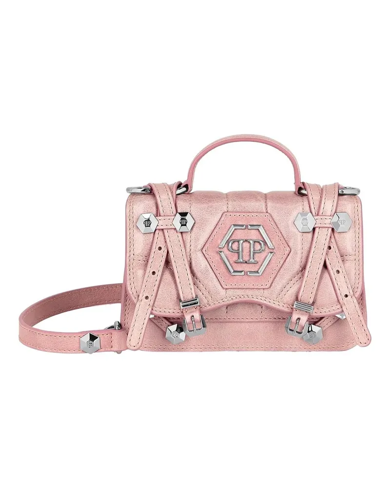 Philipp Plein Crossbody Bags Henkeltasche Hexagon beige Beige