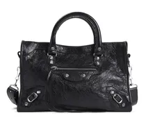 Crossbody Bags Black Calf Leather Le City Bag schwarz