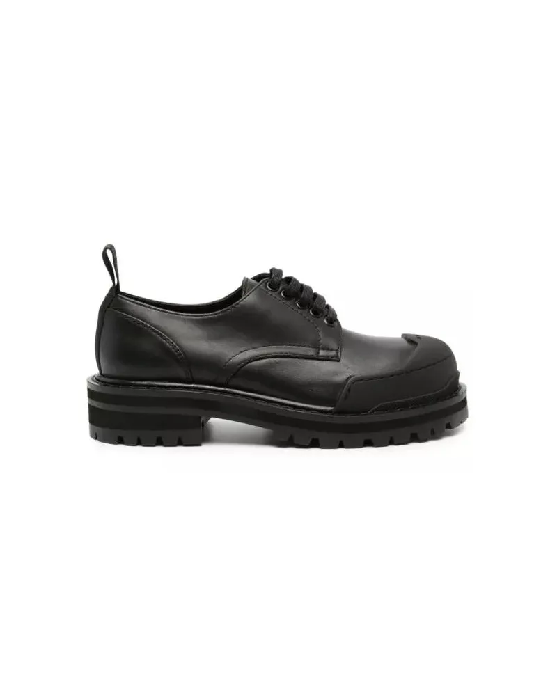 Marni Low-Top Sneaker Logo-Tab Lace-Up Black Shoes schwarz Schwarz