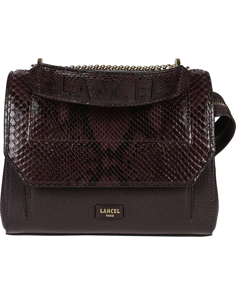 Lancel Crossbody Bags Ninon Medium Flap Bag Brown braun Braun