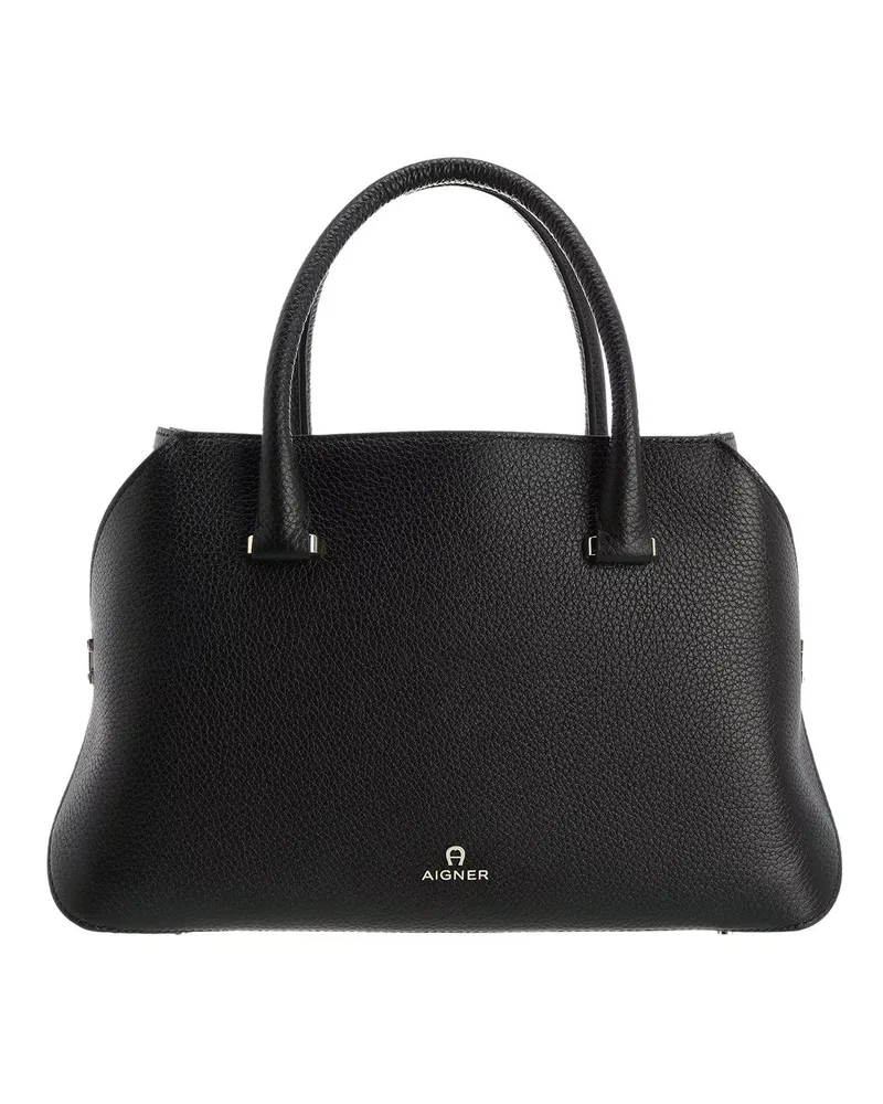 Aigner Satchel Bag Mlan Schwarz