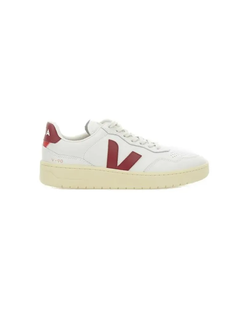 VEJA Low-Top Sneaker V-90 Sneakers weiß Weiß