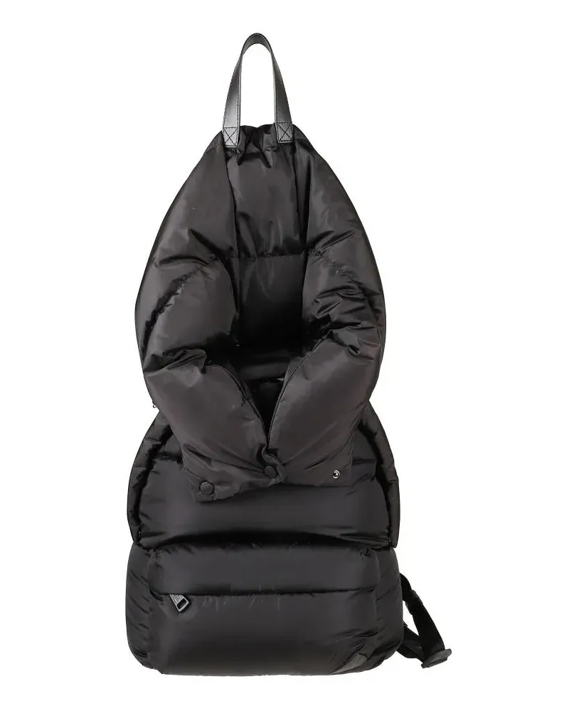 Moncler Rucksäcke Sculptural Padded Backpack With Quilted Design schwarz Schwarz
