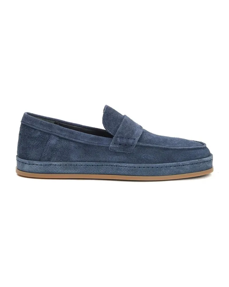 Hogan Loafer Blue Suede Slip-On grau Grau