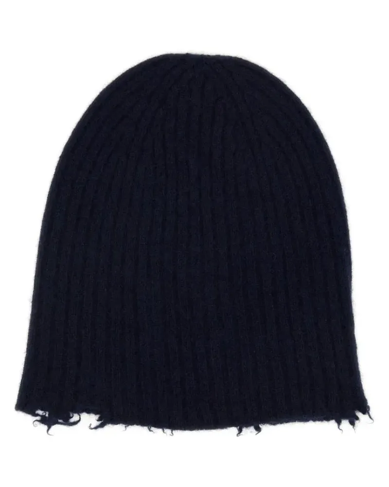 Uma Wang Caps & Mützen Cashmere Beanie blau Blau