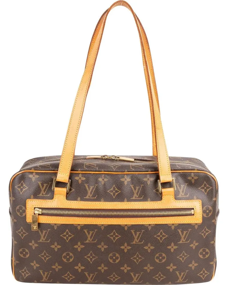 Louis Vuitton Crossbody Bags  Canvas Monogram Cite GM Shoulder Bag braun Braun