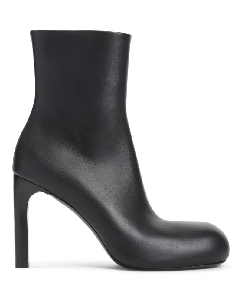Balenciaga Stiefel Black Leather Fargo H100 Bootie schwarz Schwarz