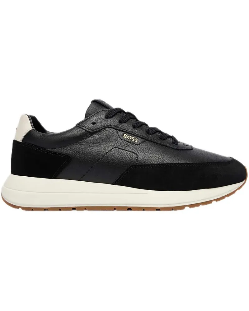 HUGO BOSS Low-Top Sneaker Vinston_Runn_sdgrit Dark Grey grau Grau