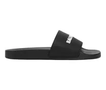 Low-Top Sneaker Black Pool Slide Shoes schwarz