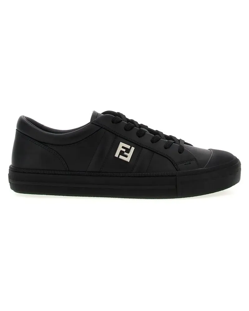 Fendi Low-Top Sneaker 'Domino' Sneakers schwarz Schwarz