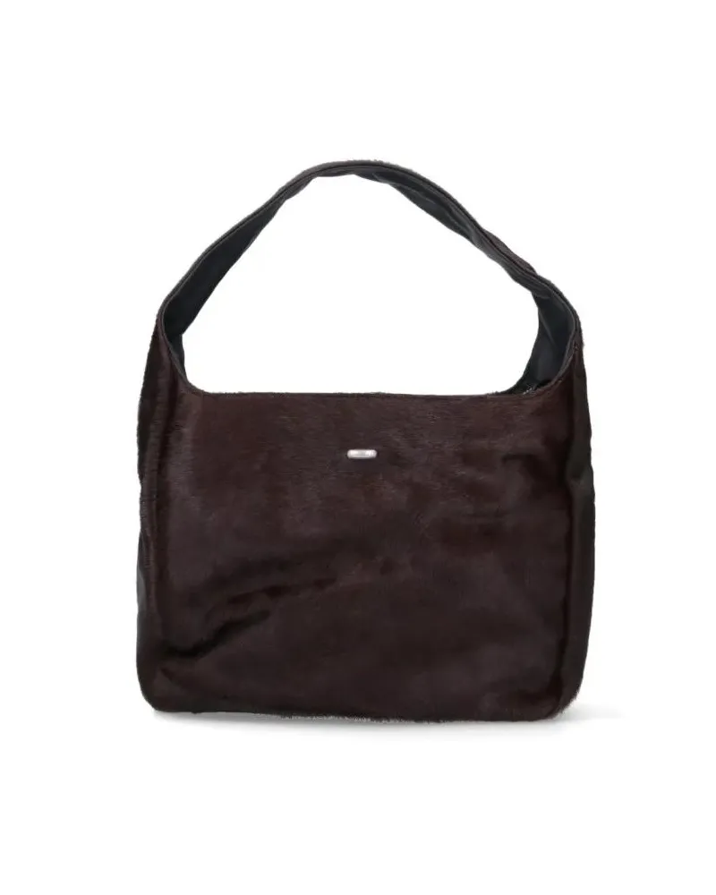 Our Legacy Hobo Bags Large "Brick" Shoulder Bag – Brown braun Braun