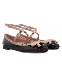 Valentino Garavani Loafers & Ballerinas Ballerina Rockstud Beige