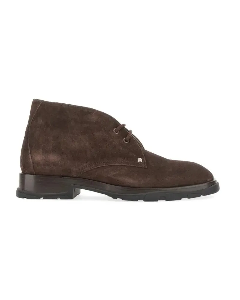 Alexander McQueen Stiefel Suede Boot braun Braun