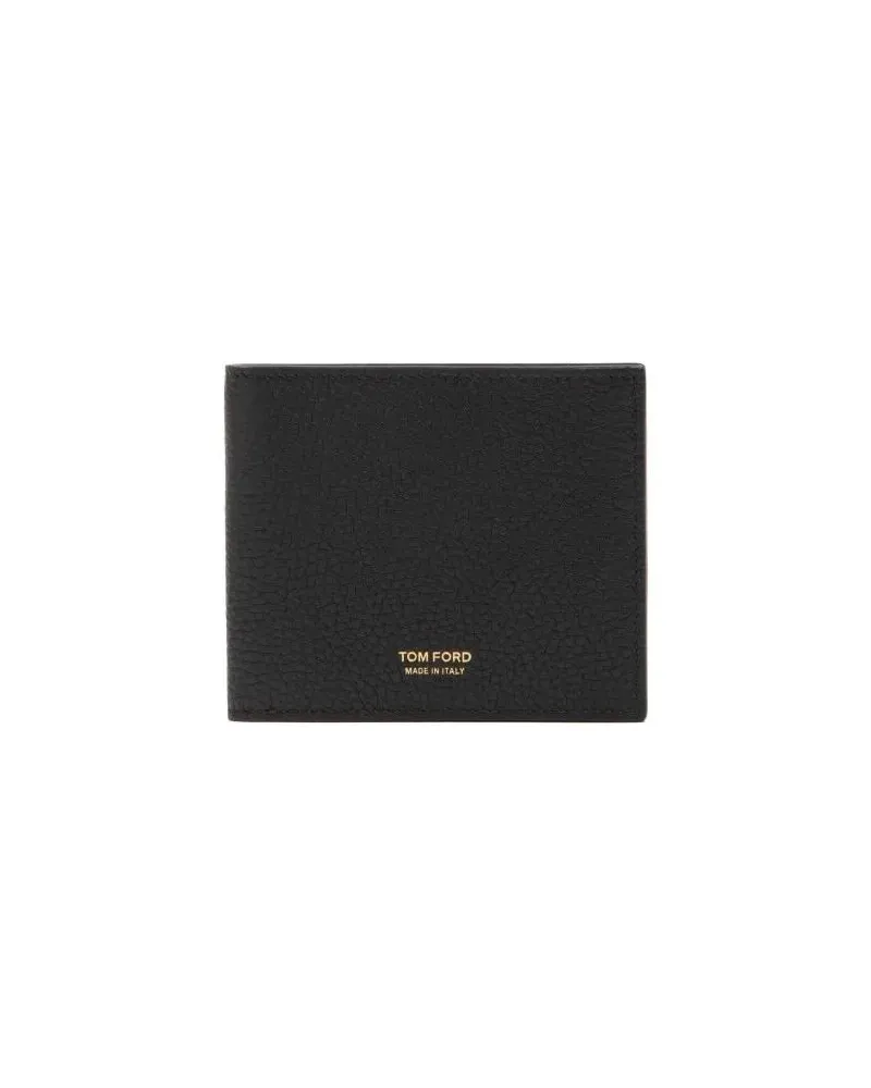 Tom Ford Portemonnaies T-Line Bifold Wallet schwarz Schwarz
