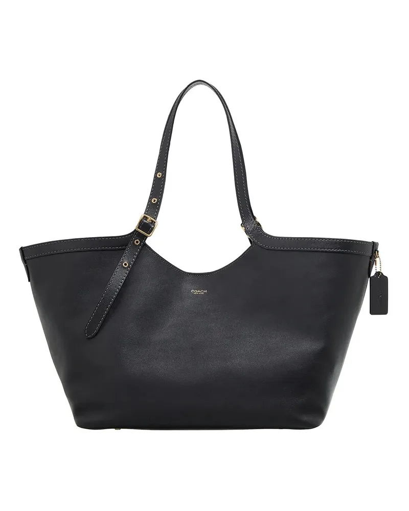 Coach Crossbody Bags Natural Grain Leather Gramercy Tote schwarz Schwarz