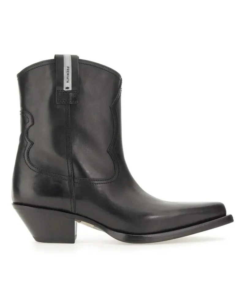 Premiata Stiefel Texanese Boot schwarz Schwarz