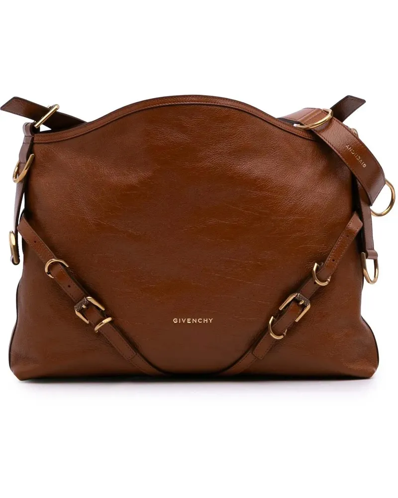 Givenchy Hobo Bags Medium Leather Voyou Crossbody braun Braun